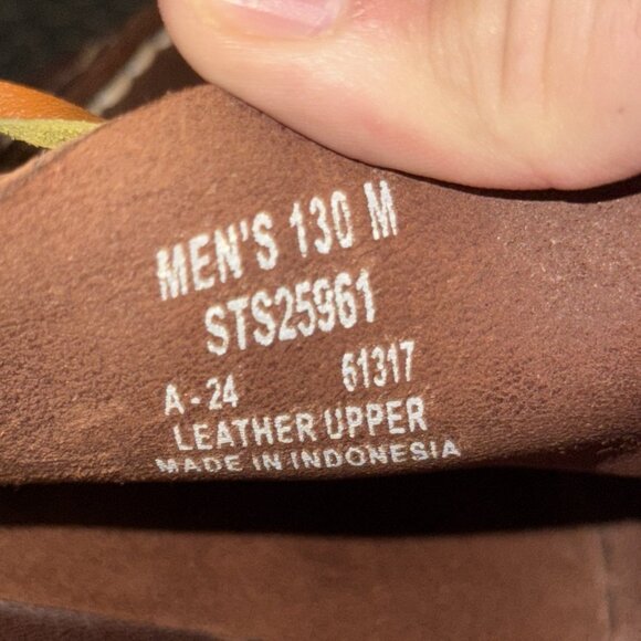 Sperry X J.Crew Original Two-Eye Brown Leather Comfort Boat Shoes Men’s Size 13 - Picture 8 of 8